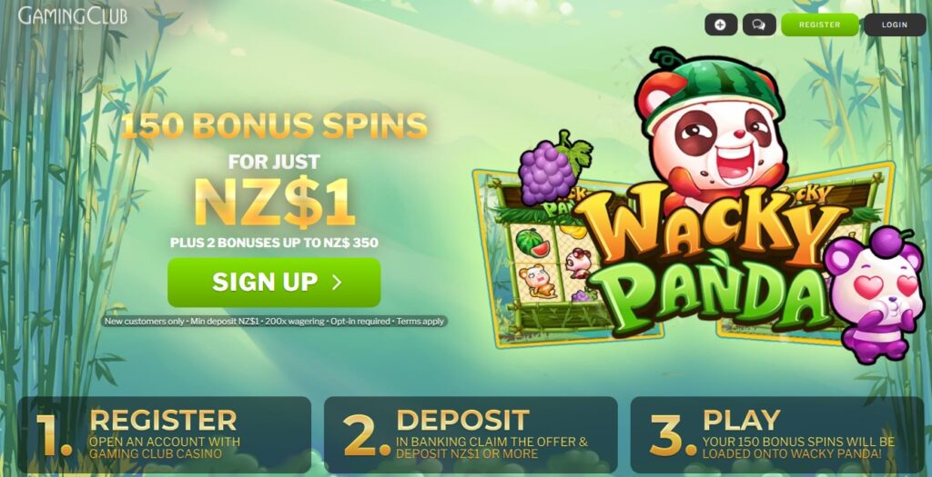 Gaming Club casino 1$ deposit