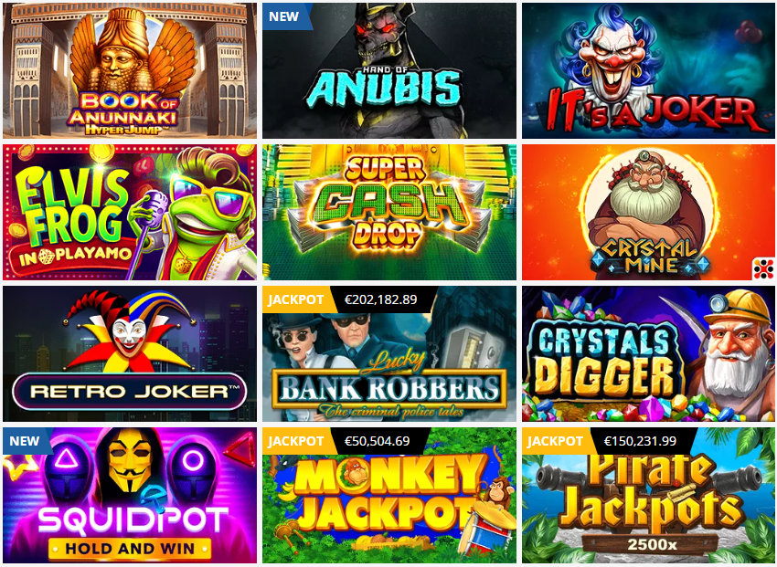 PlayAmo casino slots