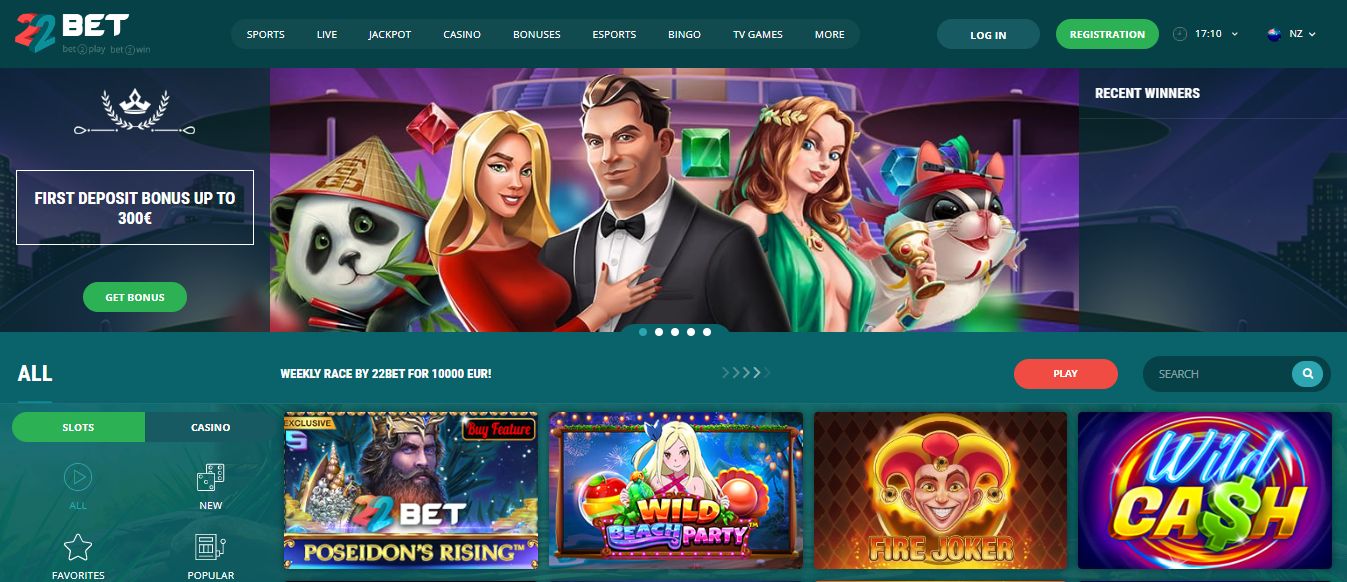 22bet casino review