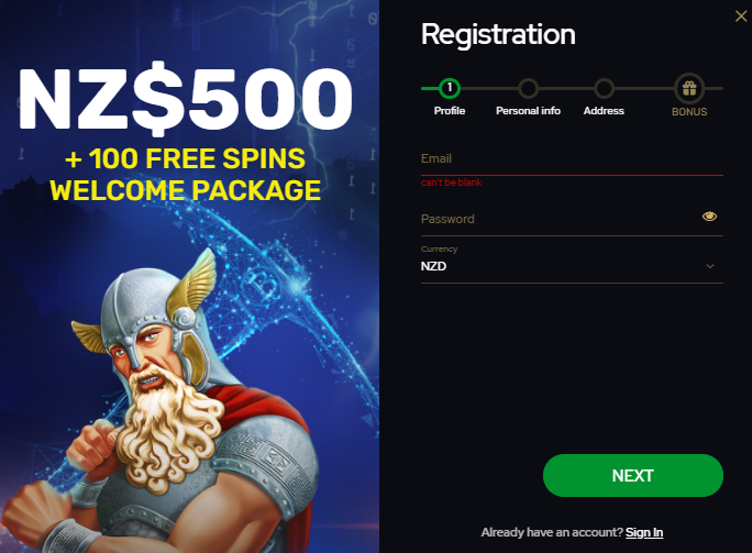 Katsu bet casino registration