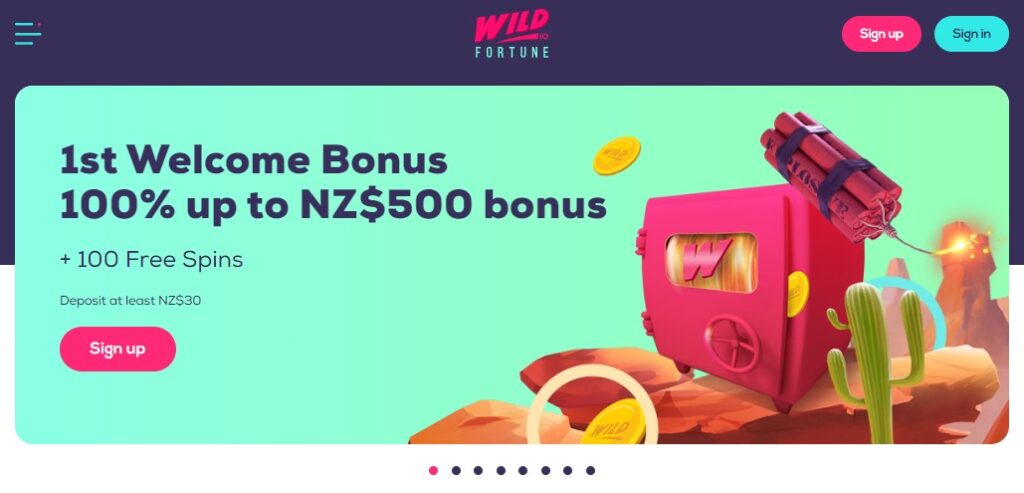 Wild Fortune Casino NZ | Welcome Bonus up to NZ$2000 + 175FS