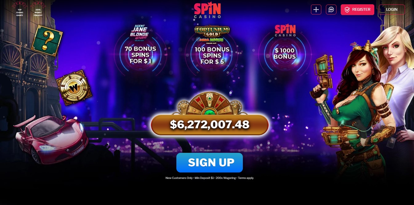 Spin casino Mega Moolah